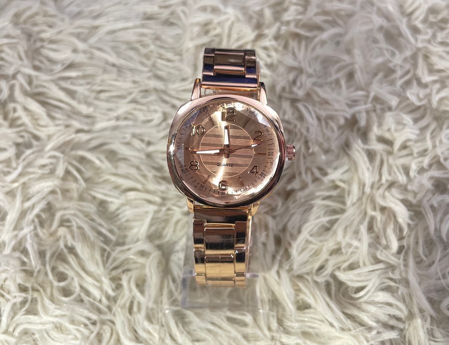 Relógio Rose Gold com Mostrador Champanhe